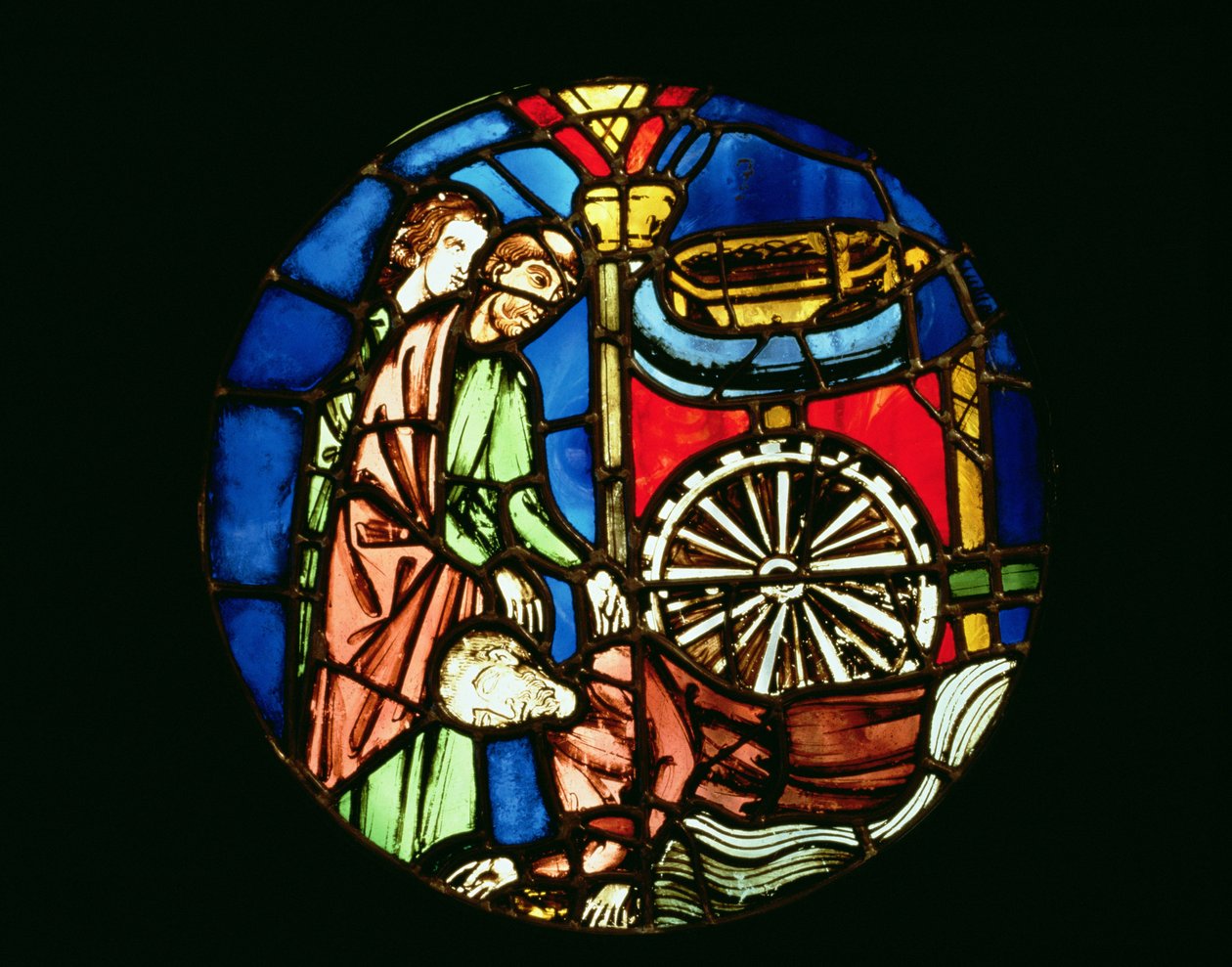Scene fra Det gamle testamente, midten av 1200-tallet av French School