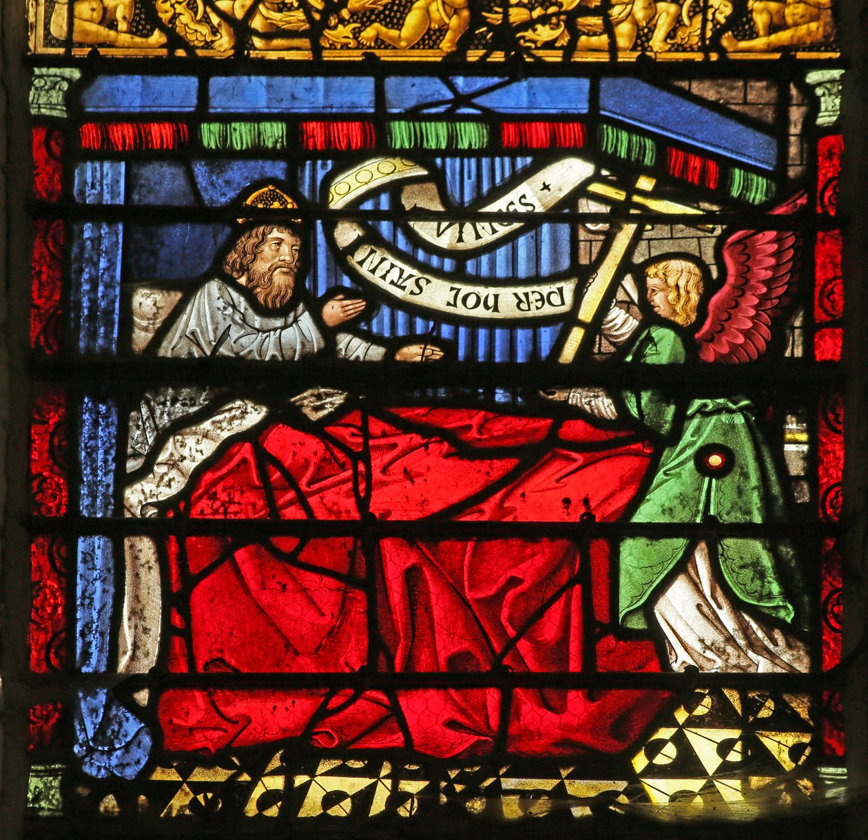 Scene fra legenden om The Cross: Constantines dream av French School