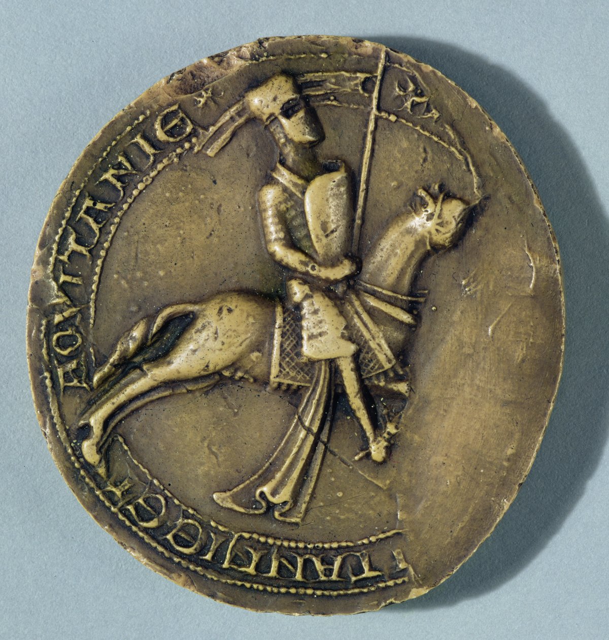 Segl av Arthur I (1187-1203) hertug av Bretagne av French School