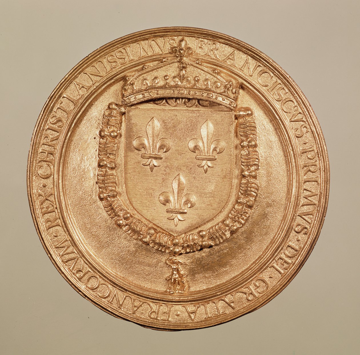 Segl fra Francois I (1494-1547) (metall) av French School
