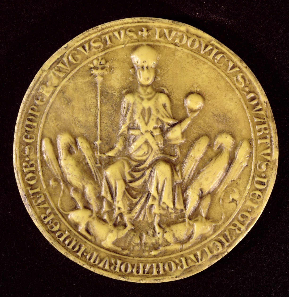 Segl til Louis IV de Baviere (1287-1347) 1200-1400-tallet av French School