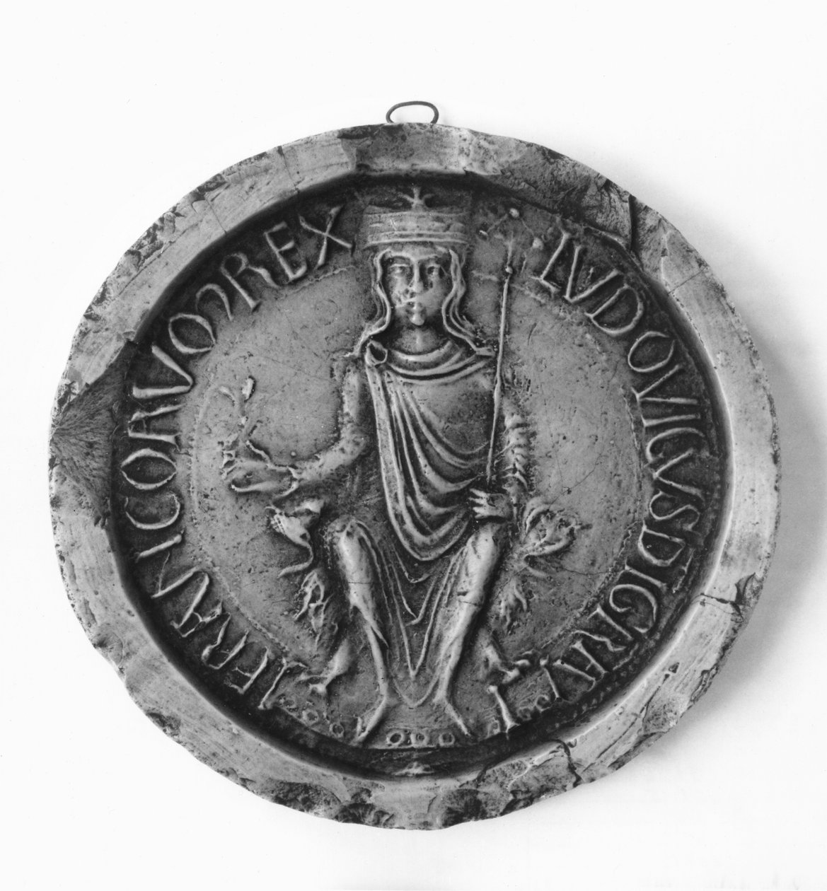 Ludvig VIIs segl (1120-80) 1175 av French School