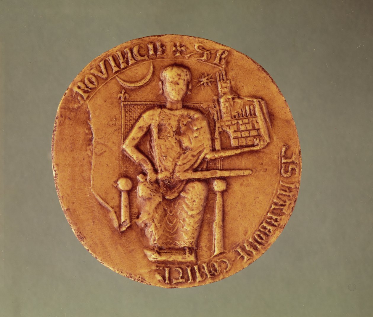 Seglet til Raymond VI (1156-1222) greve av Toulouse, 1204 av French School