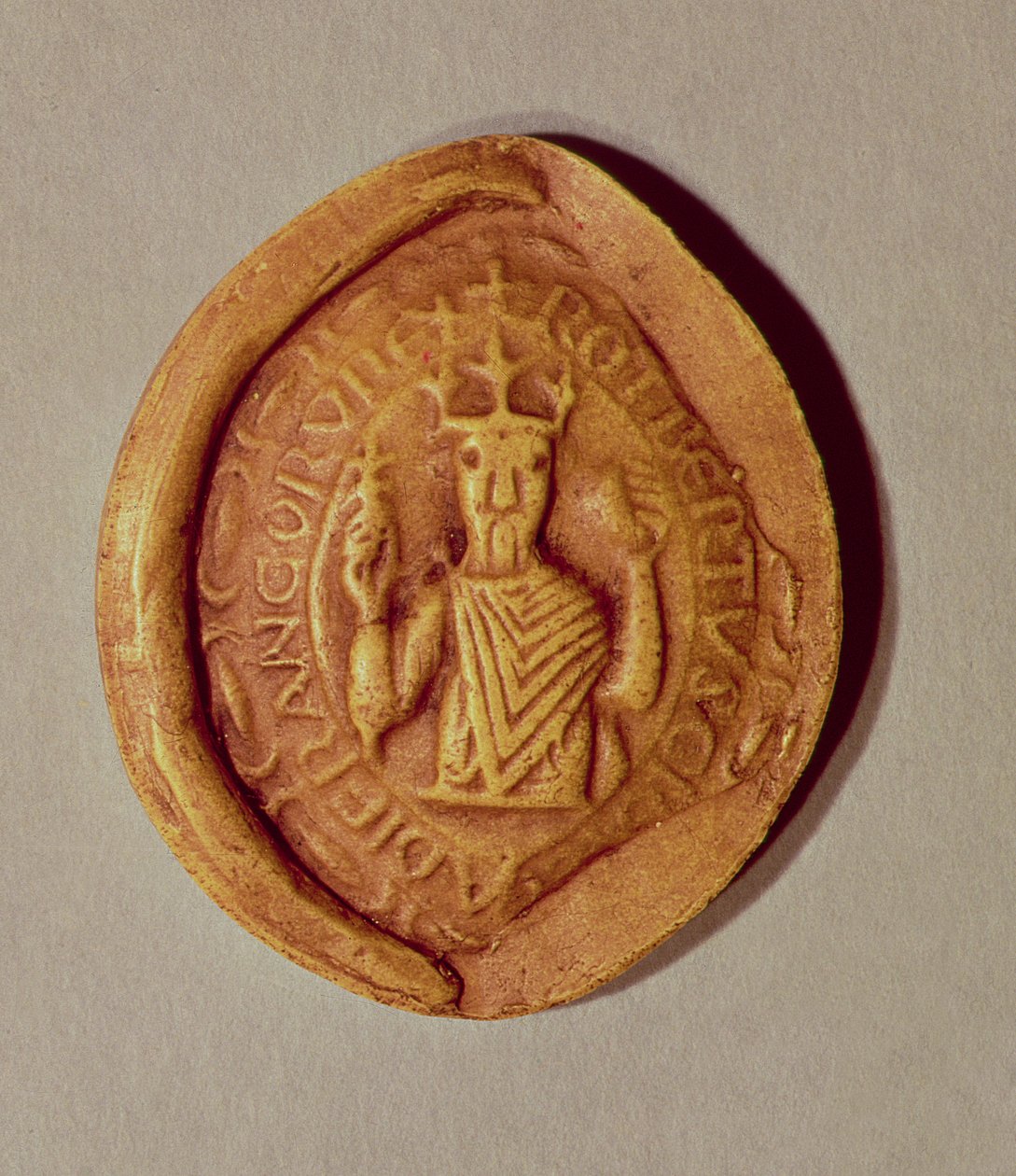 Segl til Robert II (ca.970-1031) den fromme, 997 e.Kr av French School