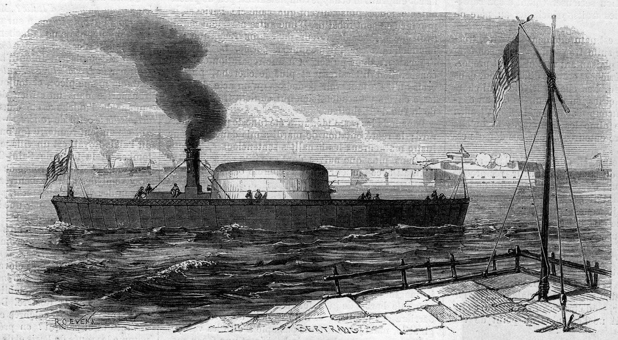Sesession War (1861 - 1865) eller amerikansk borgerkrig av French School