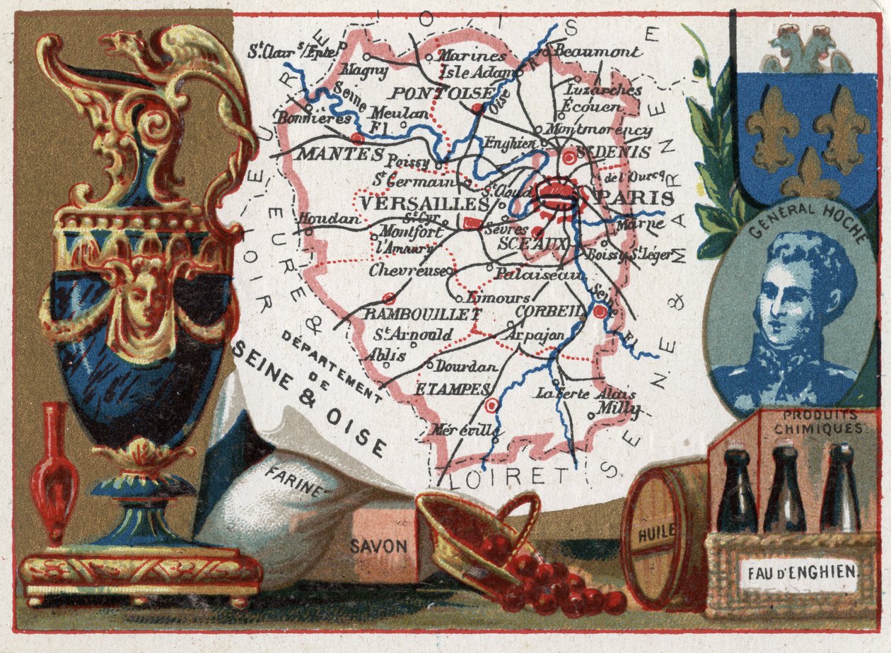 Seine-Et-Oise (Seine Et Oise), nå departementet Essonne (91), Val-d