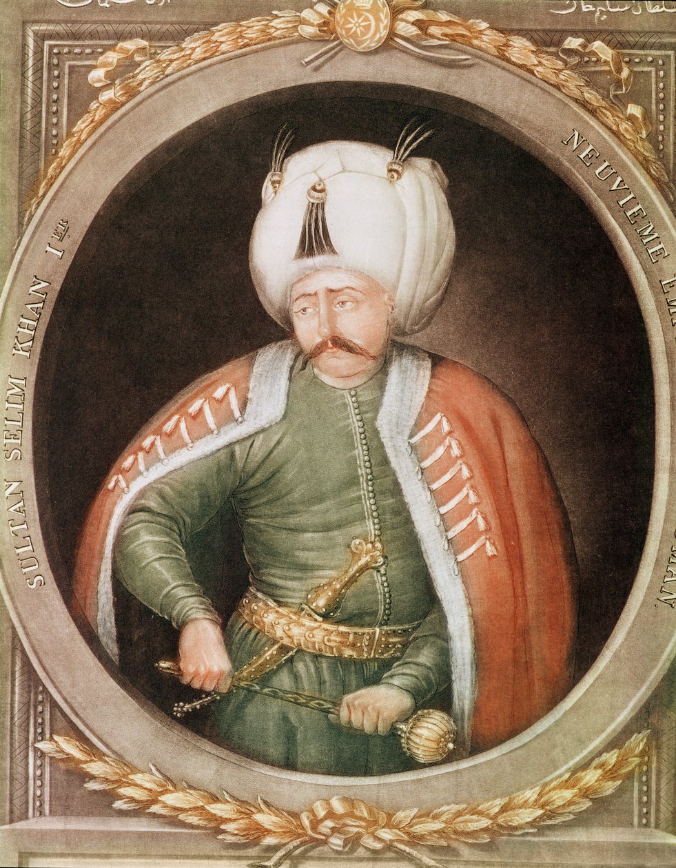 Selim I (1466-1520) kalte Yavuz den grimme, sultan 1512-20 av French School