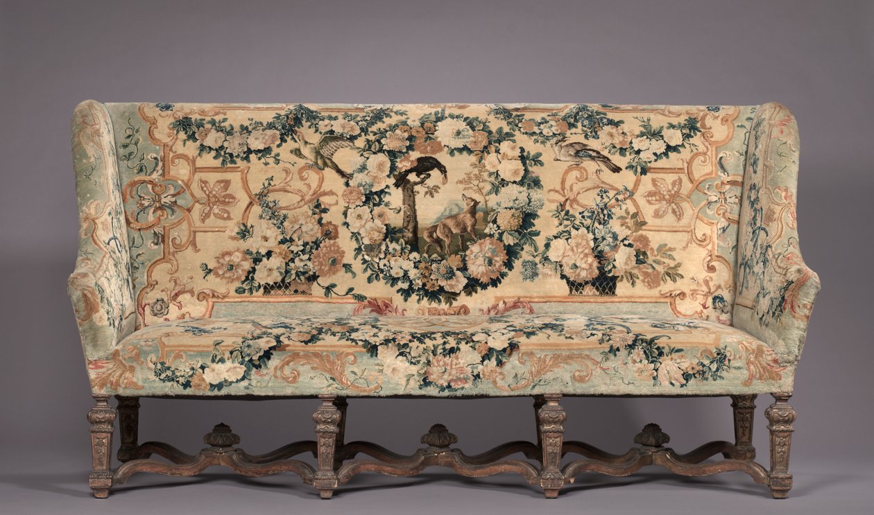 Sofa, produsent Savonnerie Factory, før 1717 av French School