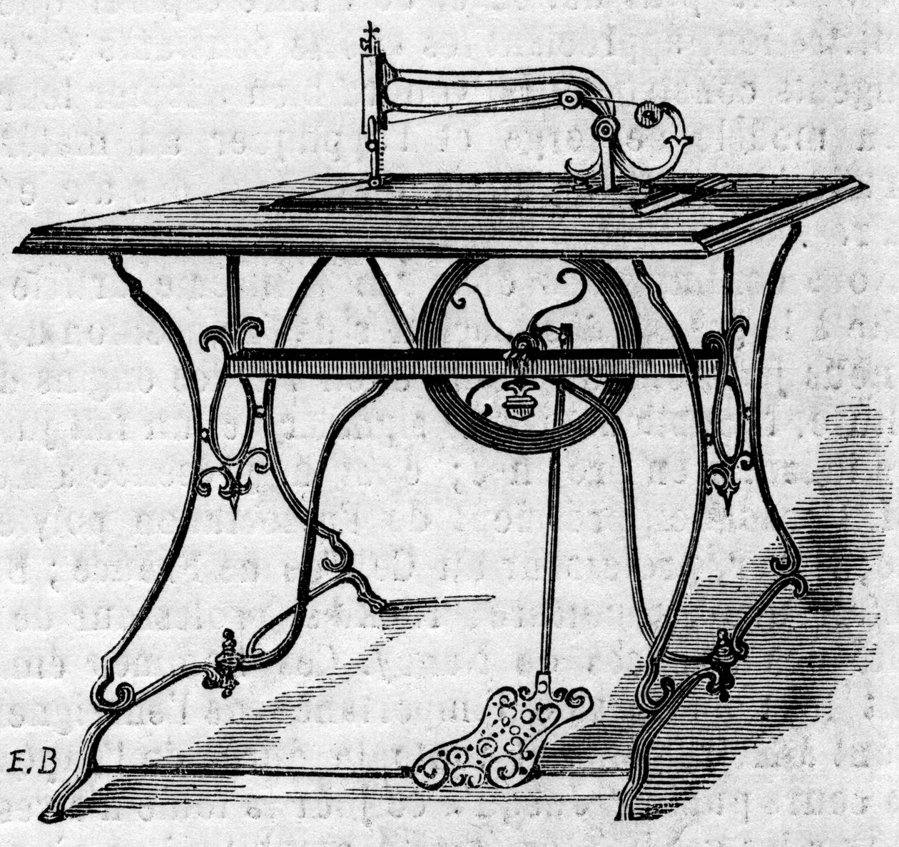 Sewing machine av French School