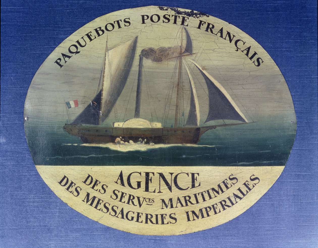 Meld deg på postbåttjenesten som drives av Agence des Services Maritimes des Messageries Imperiales av French School