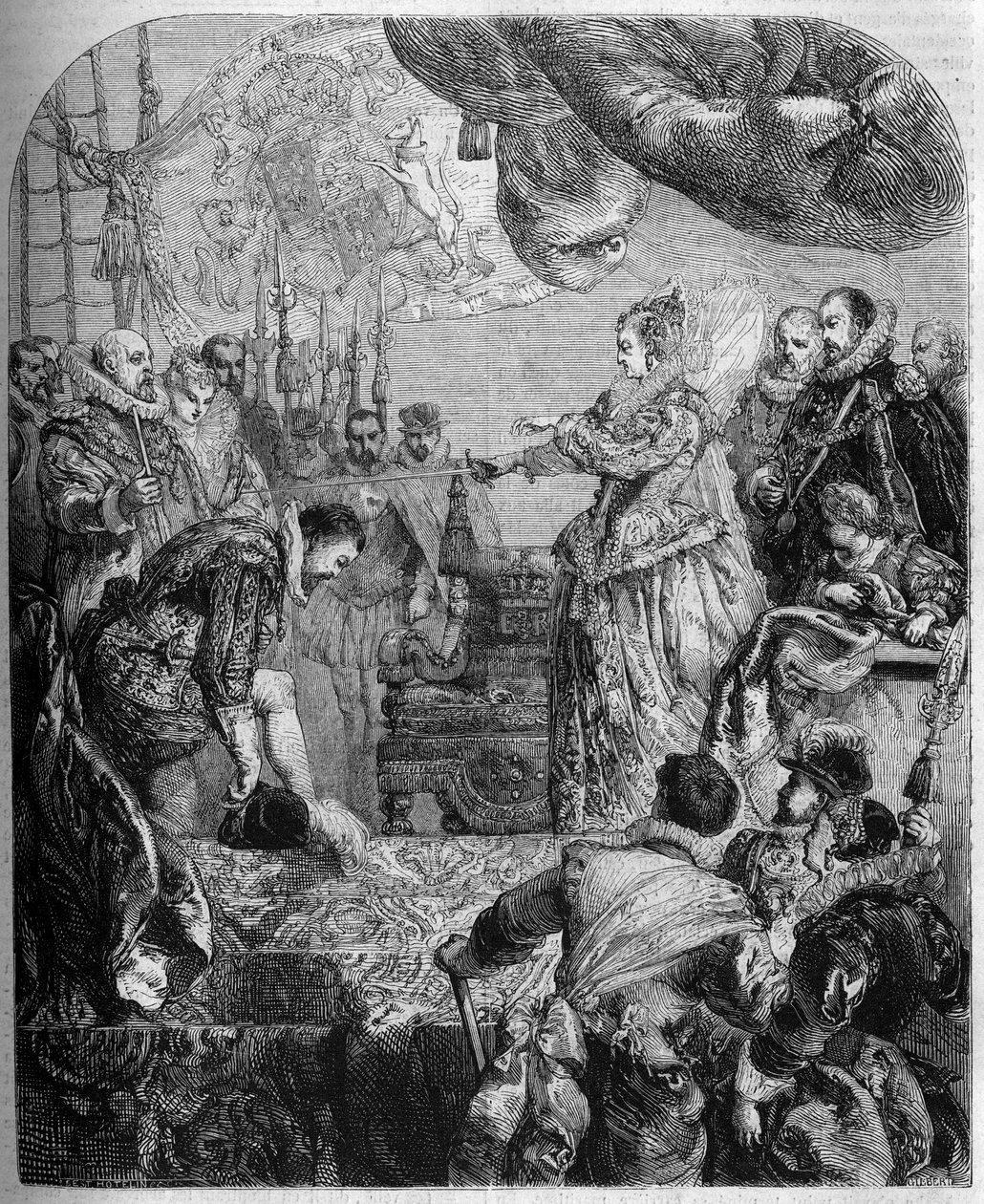 Mykheten til Francis Drake (1540-1596) av French School