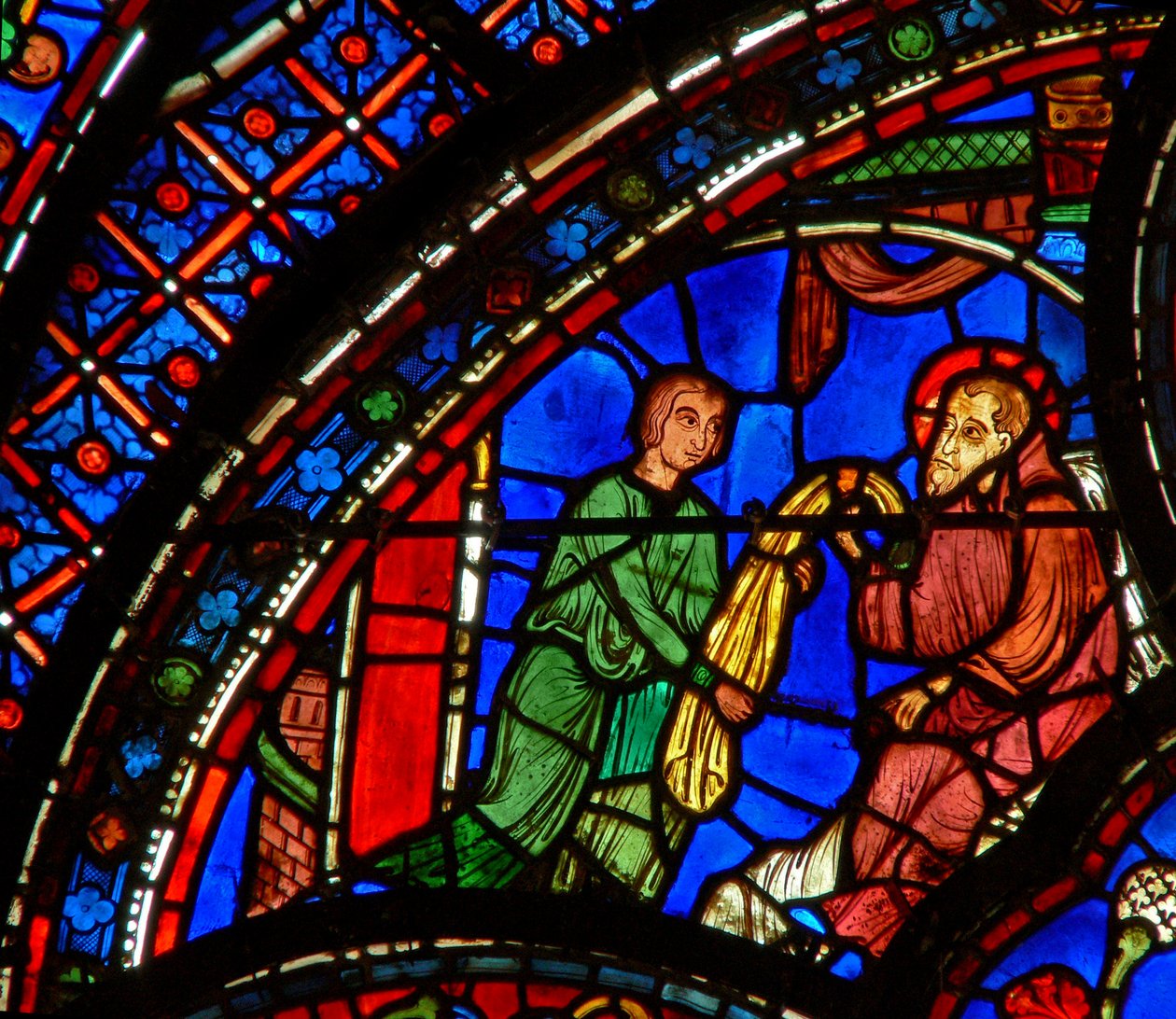 St Anthony: gir kappen sin til en disippel (w30b) av French School