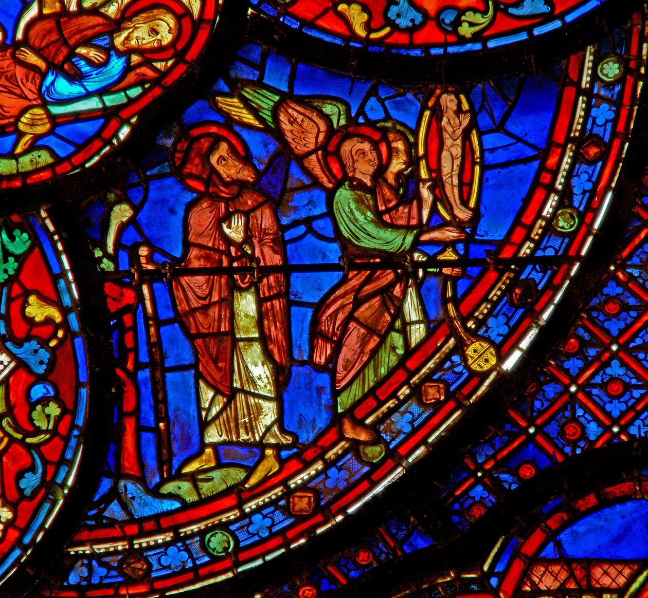 St Anthony: ser på St Paul Anchorites sjel som stiger opp (w30b) av French School