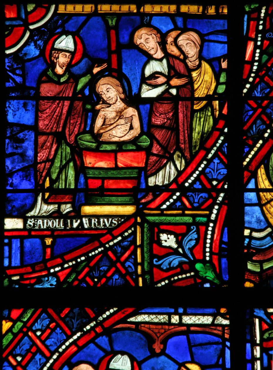 St. Apollinaire: døper tribunes-familien (w36) av French School
