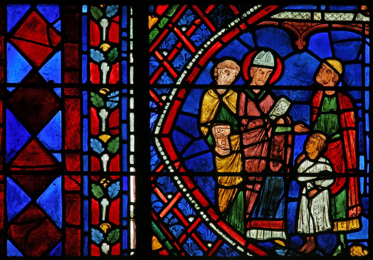 St. Apollinaire: helbreder et barn (w36) av French School