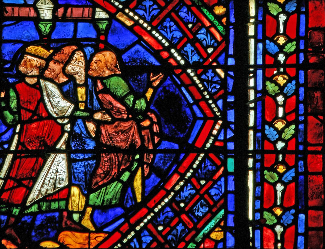 St. Apollinaire-enke: en gruppe (w36) av French School