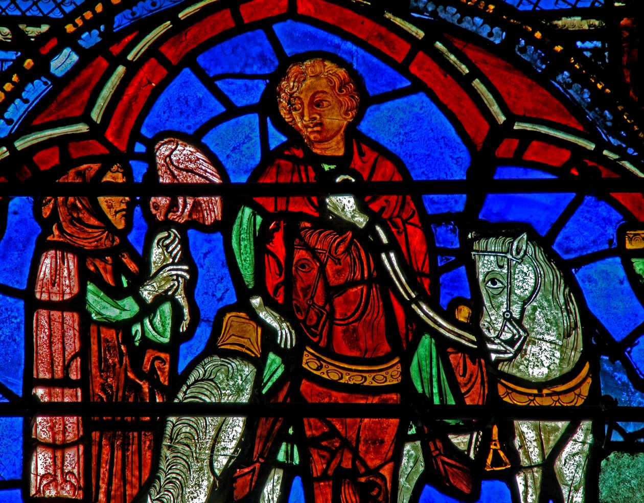 St Cheron-vinduet: hawking? (w15) av French School