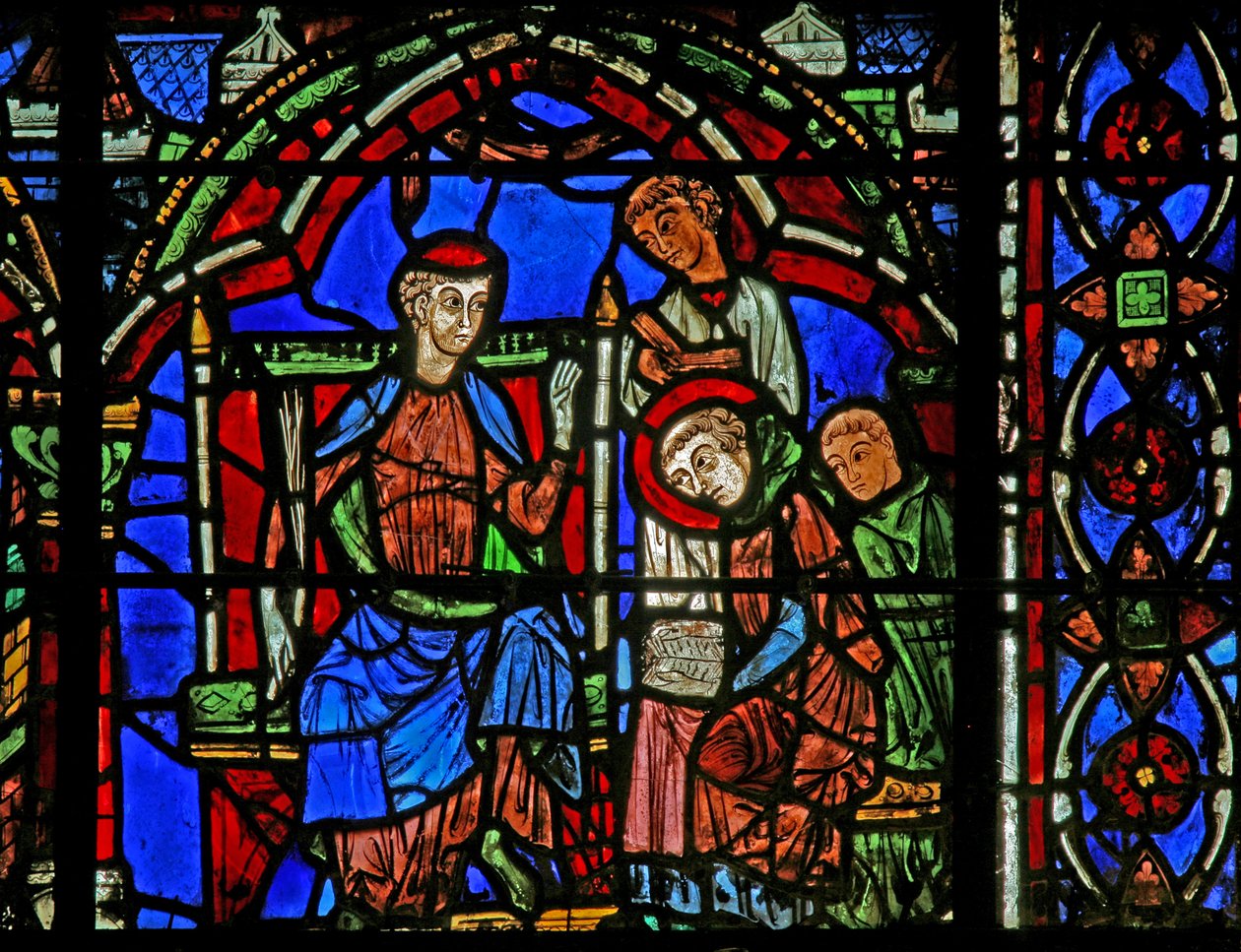 St Cheron-vinduet: lærer å lese (w15) av French School