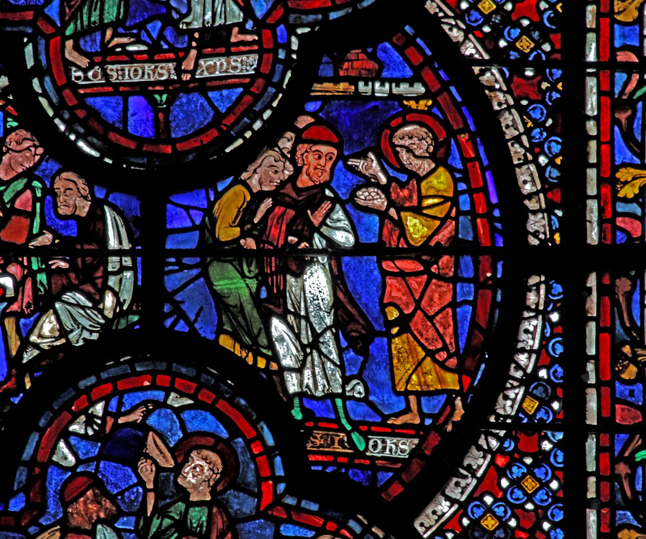 St John-vinduet: han reparerer ødelagte edelstener (w48) av French School
