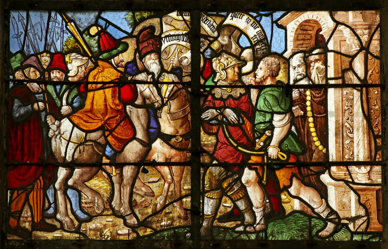 St. Julien de Brioude arrestert foran et kloster av French School