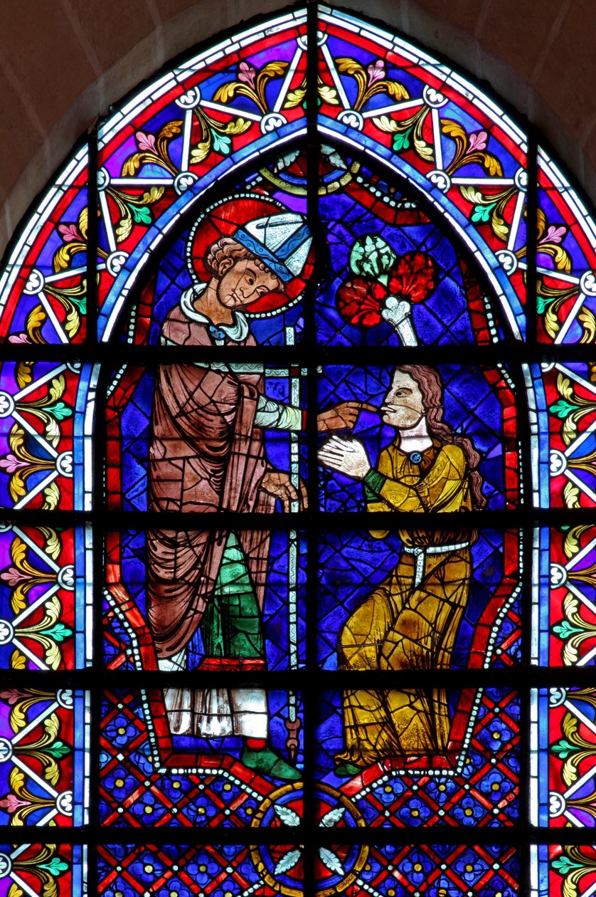 St Martin - healing the sick (w109) av French School