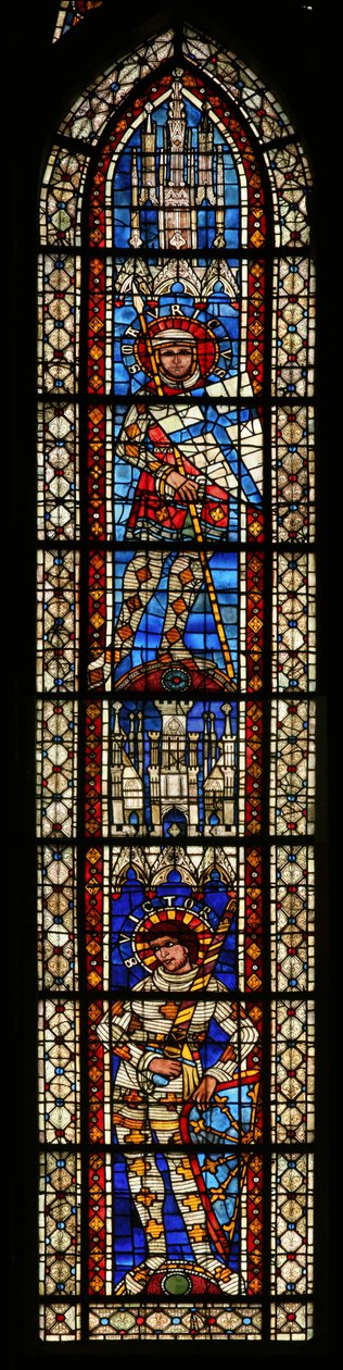 St. Maurice ovenfor St. Victor, vindu 203b av French School