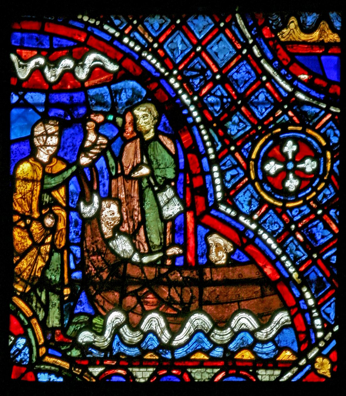 St Nicholas: demon gir de reisende en trylledrikk (w29a) av French School