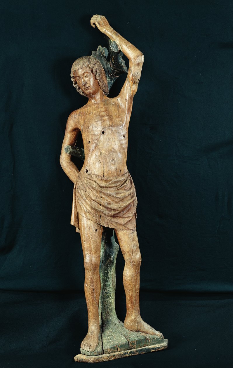 St. Sebastian, 1400-1500-tallet (tre) av French School
