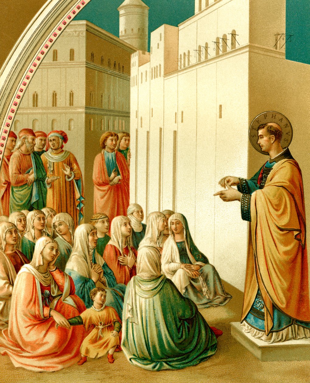 St. Stefanus forkynner av French School