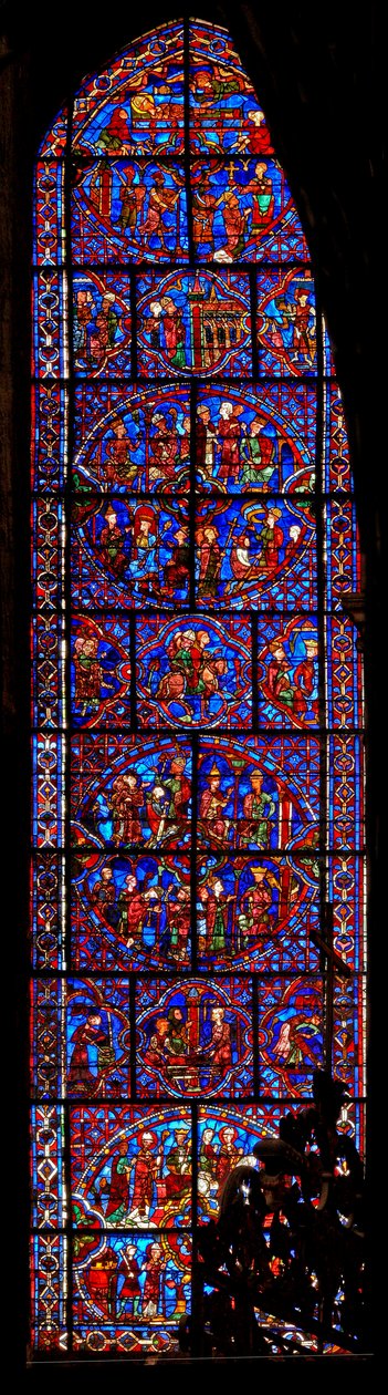 St Thomas Becket - scener fra livet til (w18) av French School