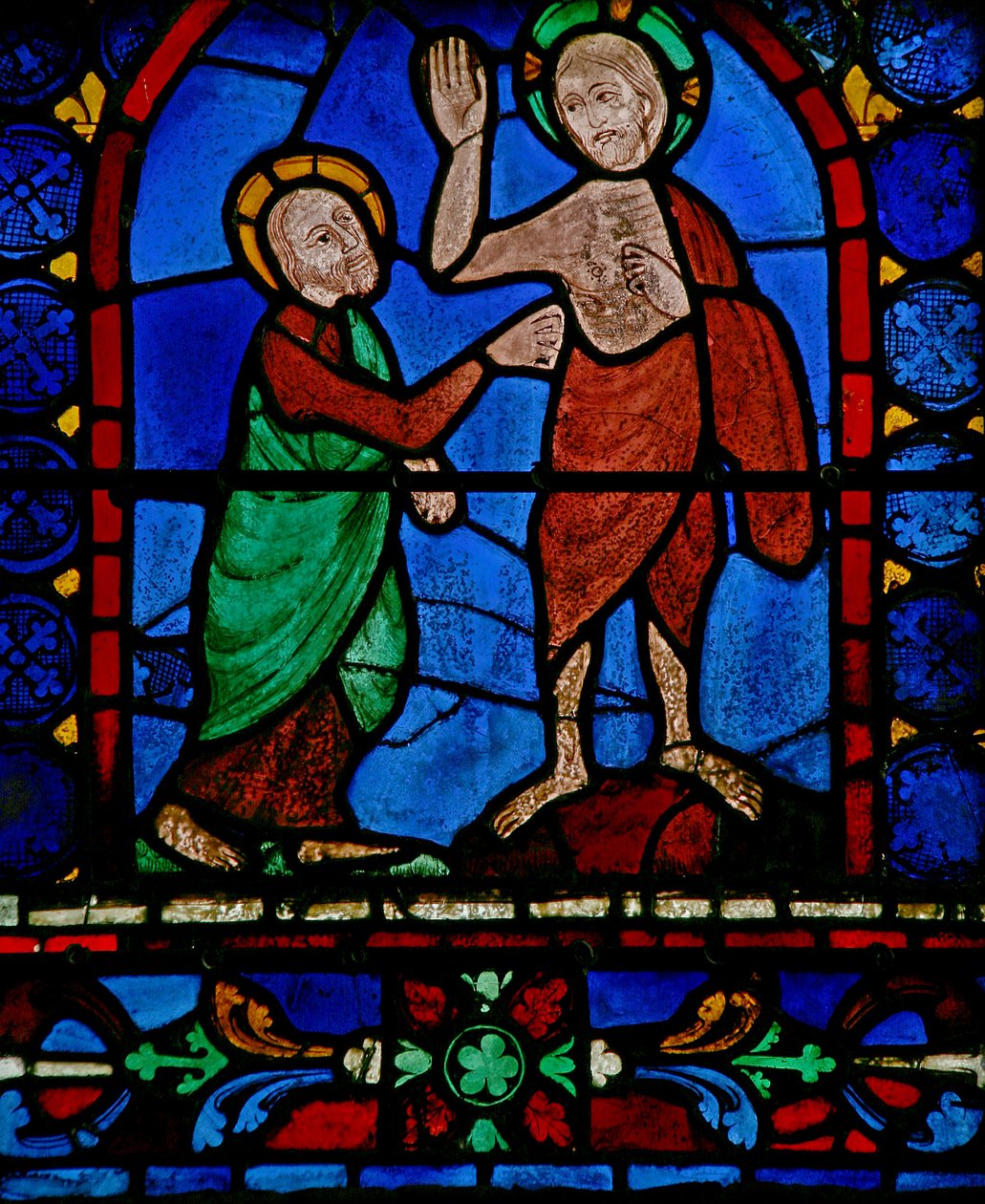 St Thomas med Kristus (w23) av French School