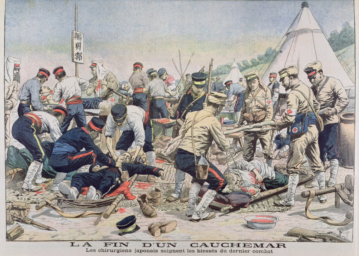 Kirurger fra det japanske Røde Kors, fra Le Petit Journal, 1905 av French School