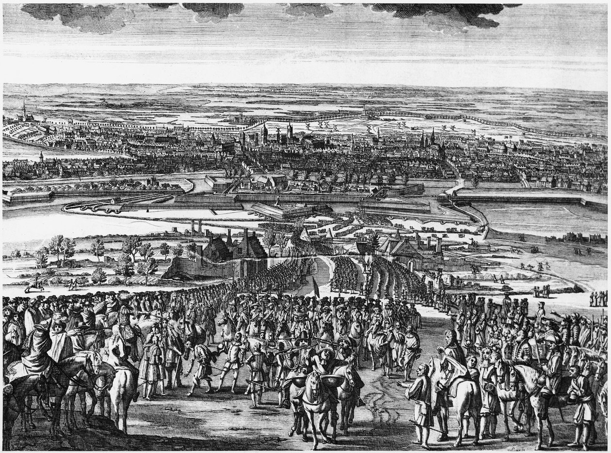 Overgivelse av byen og citadellet i Gent, 1678 av French School