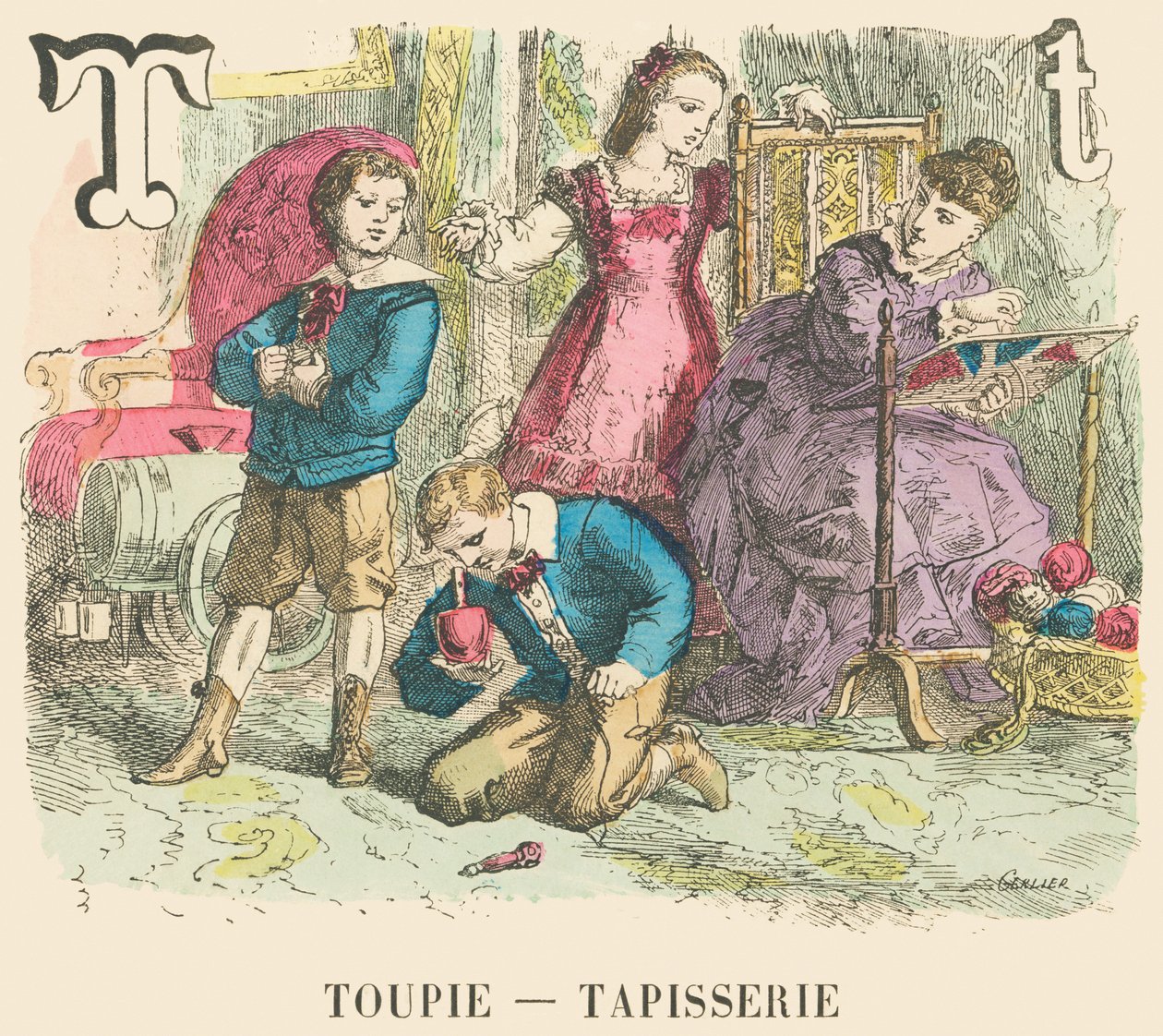T: Topp — Tapet av French School