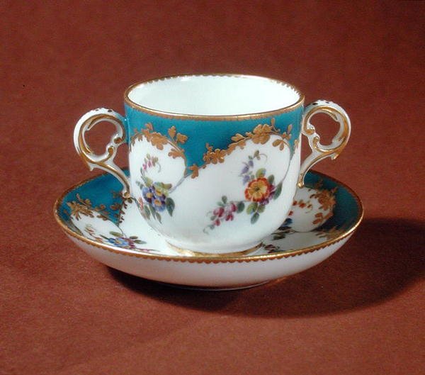 Tasse a toilette, Vincennes verksted (porselen) av French School