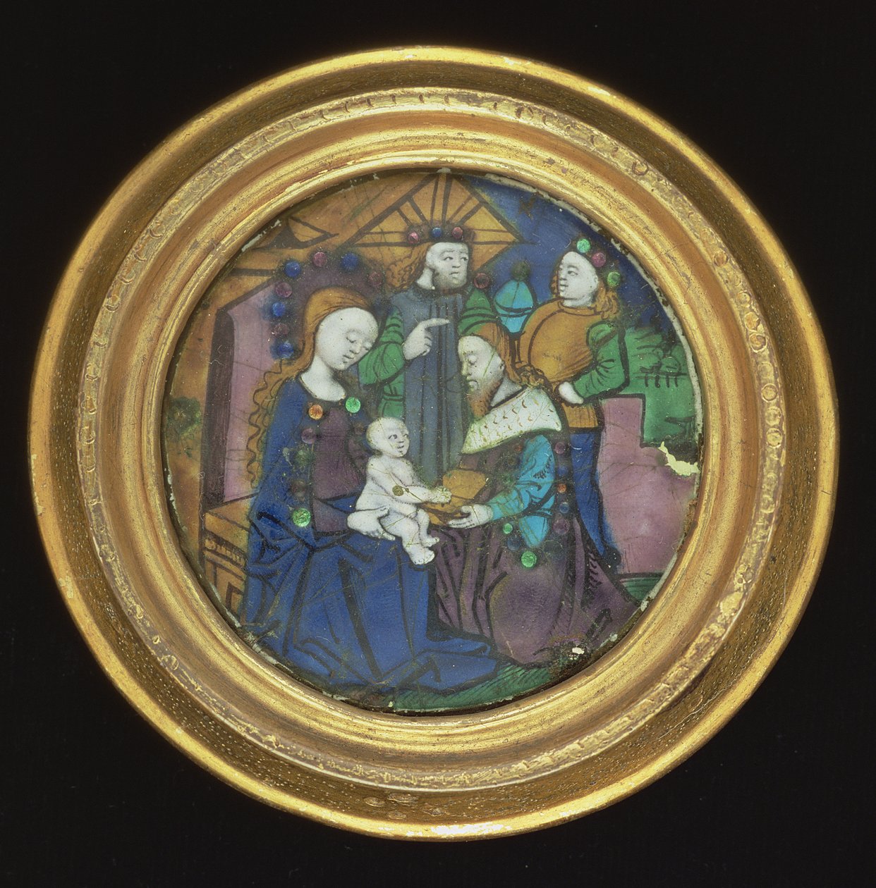 The Adoration of the Magi, Limoges (emalje) av French School