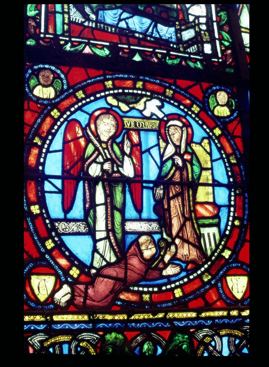 Bebudelsen med Suger (ca. 1081-1151), 1100-tallet av French School
