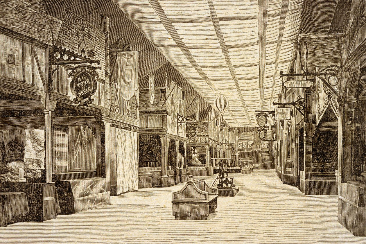 Bazar de la Charité i Paris før brannen 4. mai 1897 av French School