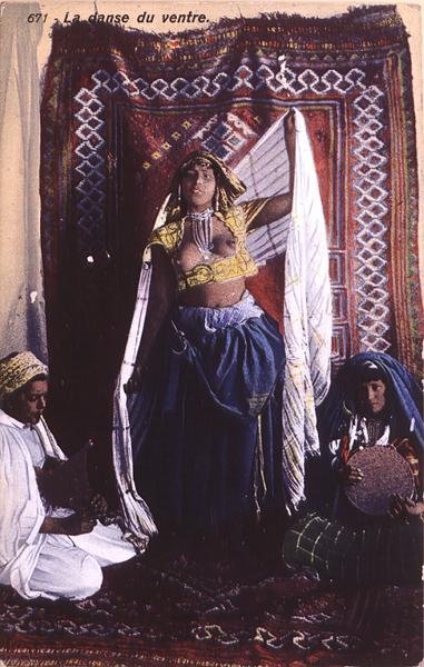 The Belly Dancer, ca. 1950 (farget bilde) av French School