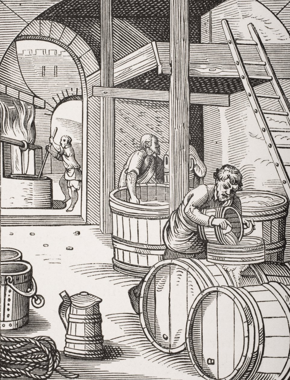 Bryggeren, etter en illustrasjon fra 1500-tallet tegnet og gravert av Jost Amman (1539-91) fra 