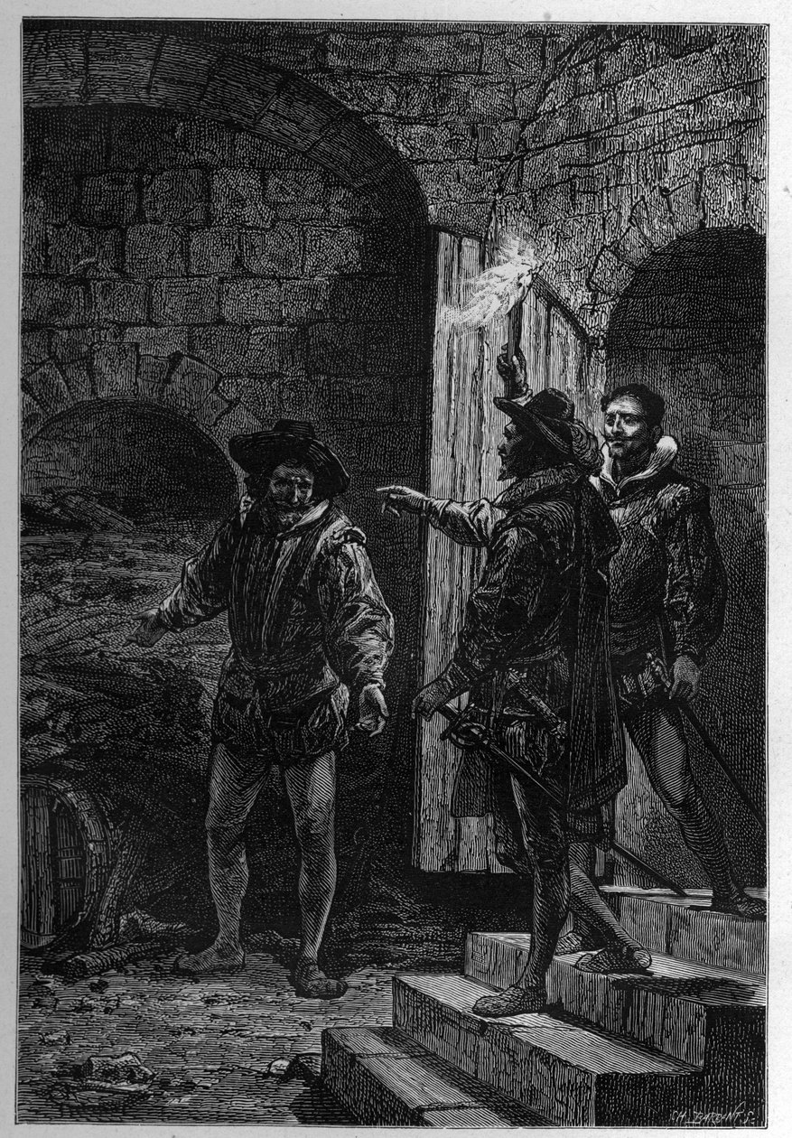 Fangsten av Guy Fawkes - Arrestering av Guy Fawkes (Guido Falxius, kjent som John Johnson, engelsk katolikk av French School