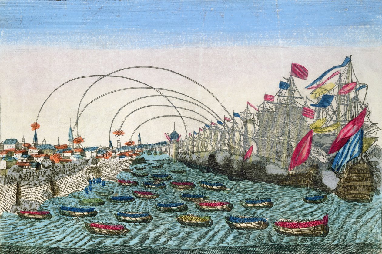 The Capture of Havana av engelskmennene i 1762 (se også 110458) av French School