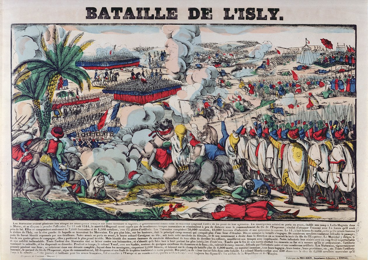 Fangsten av følget av Abd-el-Kader (1808-83) eller slaget ved Isly 14. august 1844, 1844-63 av French School