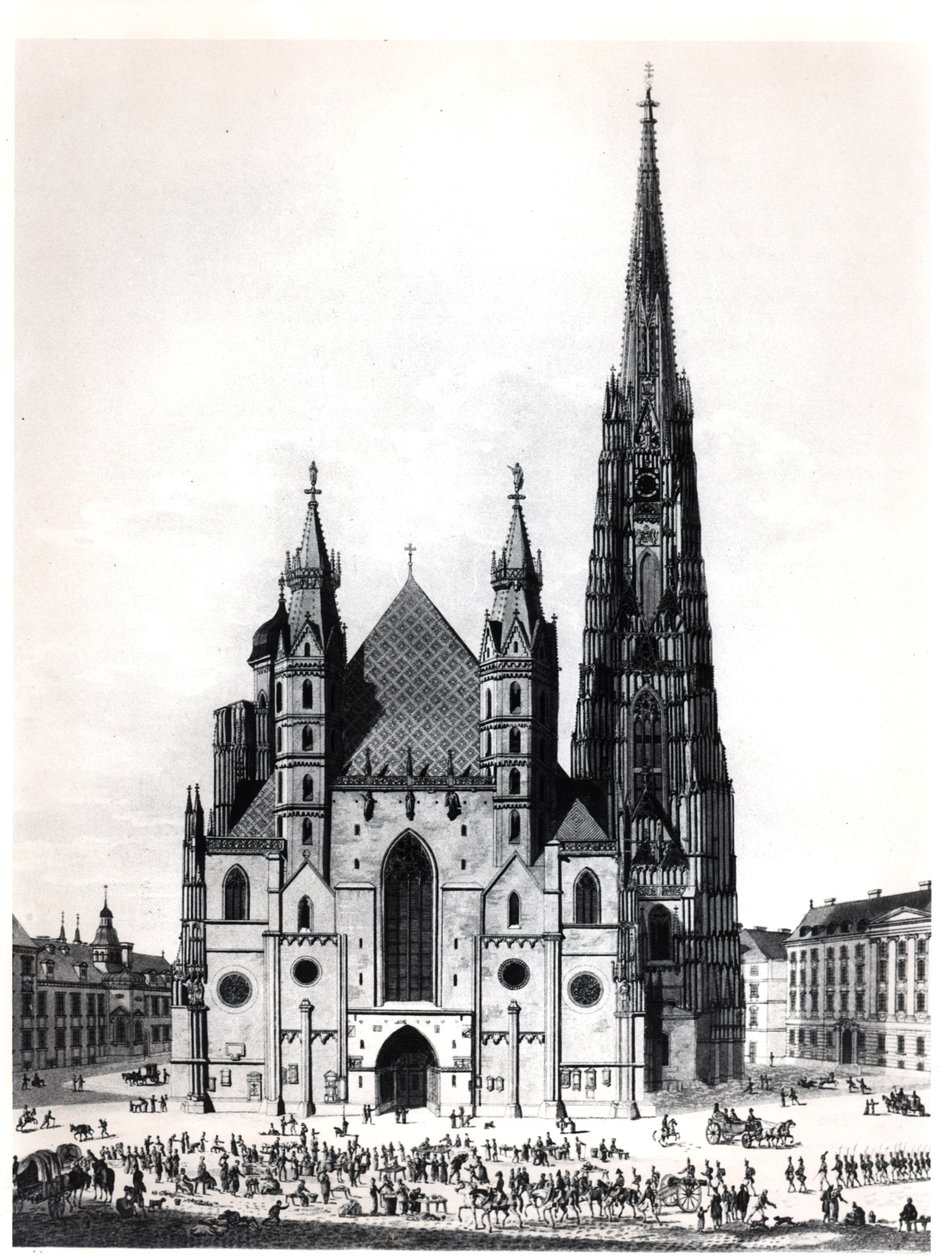 St. Stephen-katedralen i Wien, 1821 av French School