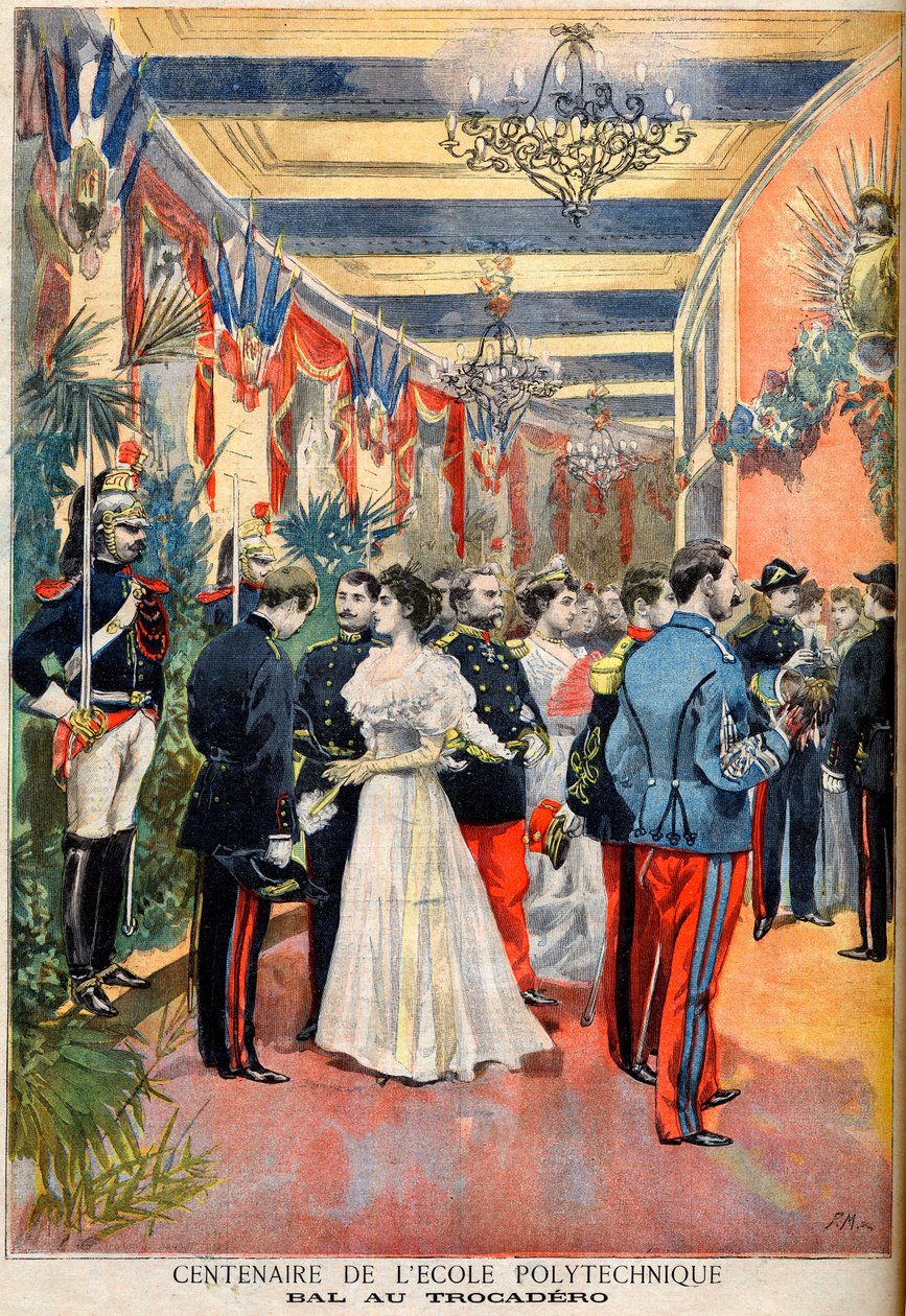 The Centenary of the Ecole Polytechnique: A ball at Trocadero, fra det illustrerte tillegget til 