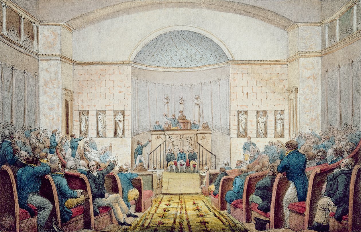 Deputertkammeret, ca. 1820 av French School
