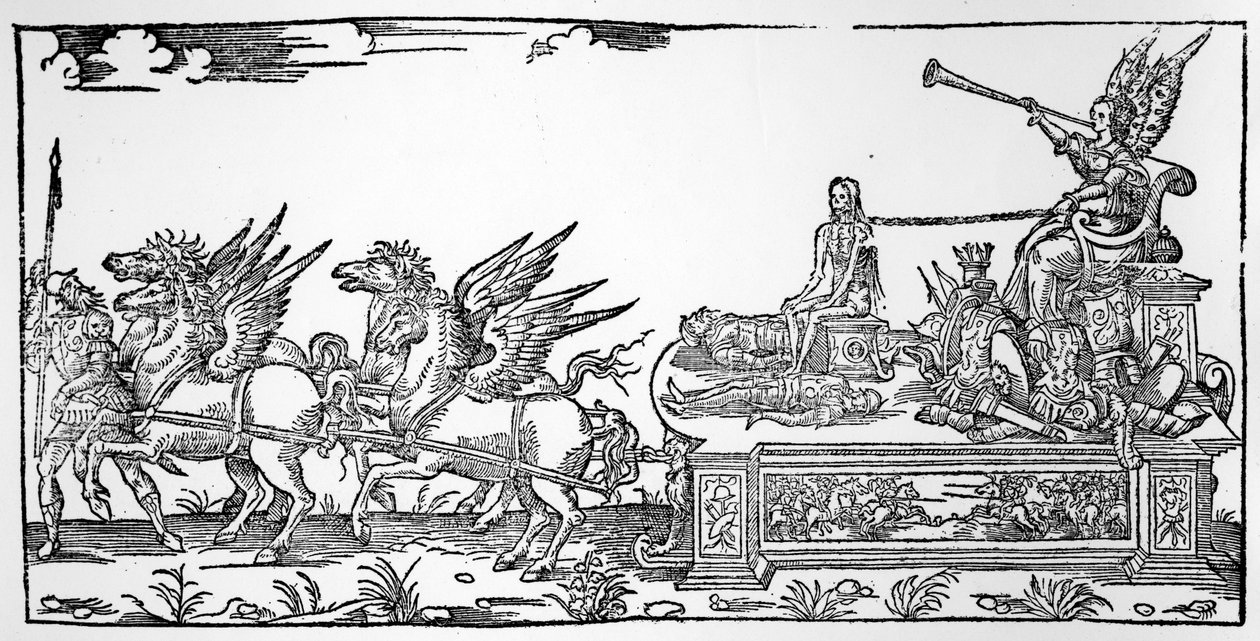 The Chariot of Fame, en del av Triumph of Henri II, utgitt i 1551 av French School