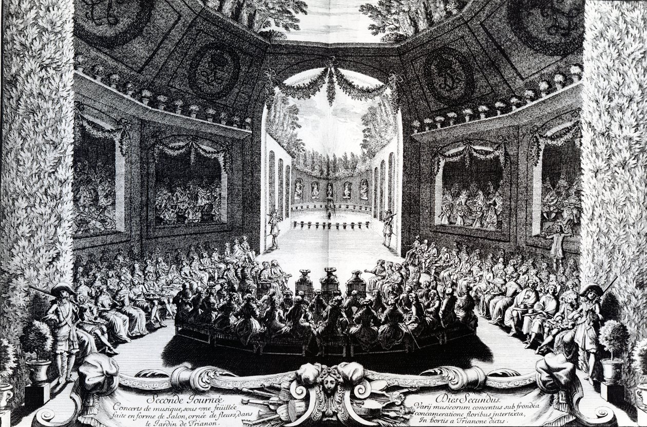 The Comedie-Francaise Theatre, 1675 av French School