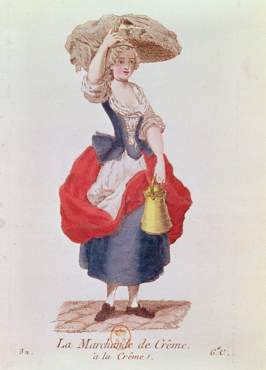 Kremselgeren (fargegravering) av French School