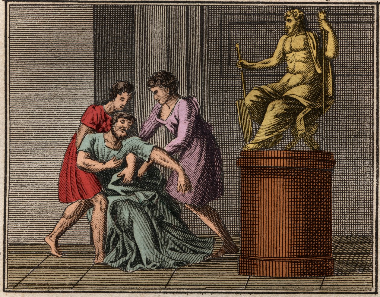 Demosthenes død, 384-322 f.Kr. av French School